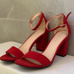 Kelly & Katie Red Strappy Heel ❤️ US Women's 6.5